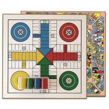 Juegos mesa niños: Tablero Parchís y Oca Cayro