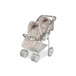 Carrito muñecas gemelar Arias Fantasy, rosa