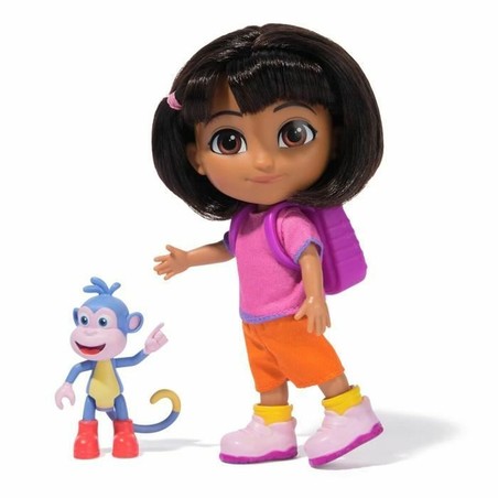 Muñeca Dora la Exploradora con mochila y figura de Botas