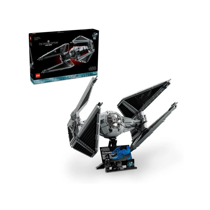 Lego TIE Interceptor en exposición para coleccionistas