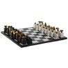 Ajedrez Acero Granito Home ESPRIT, juego de estrategia premium