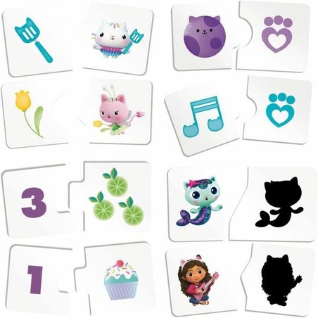 Detalle de piezas apilables del juego Gabby Dollhouse