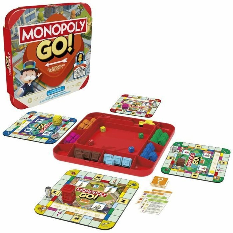 Juegos mesa niños Monopoly clásico, ideal para aprender a negociar