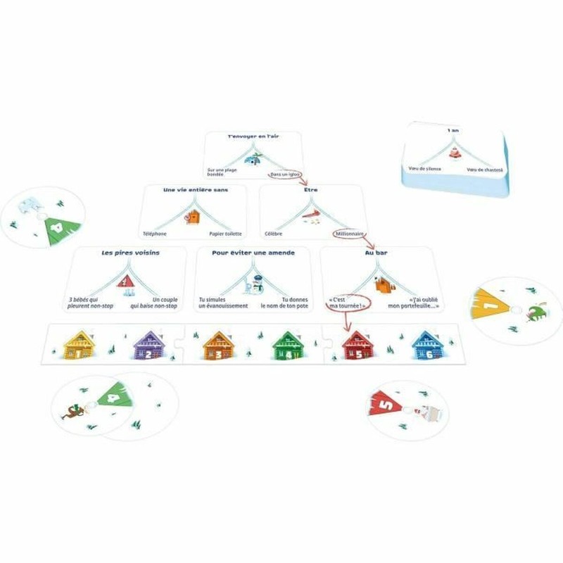 Juego mesa educativo estimula la mente infantil