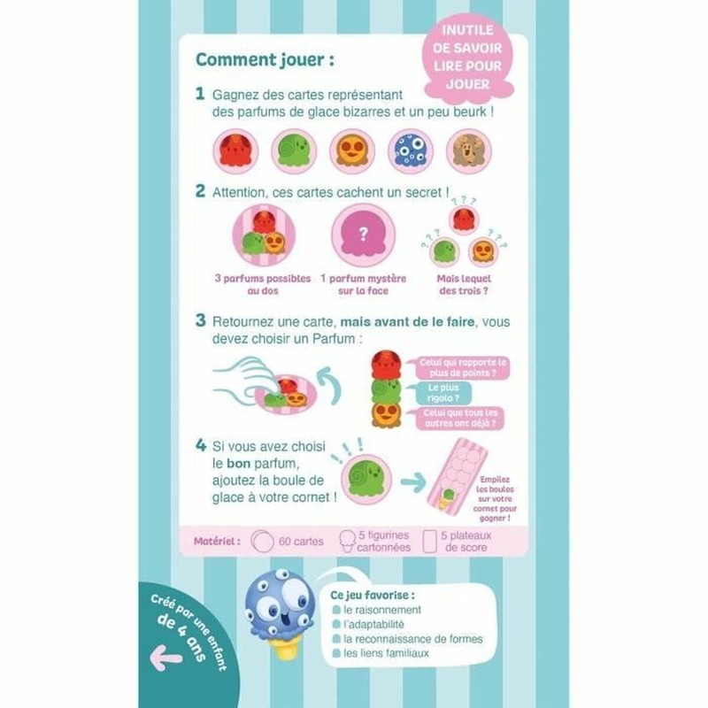 Juego memoria infantil Asmodee desarrollo