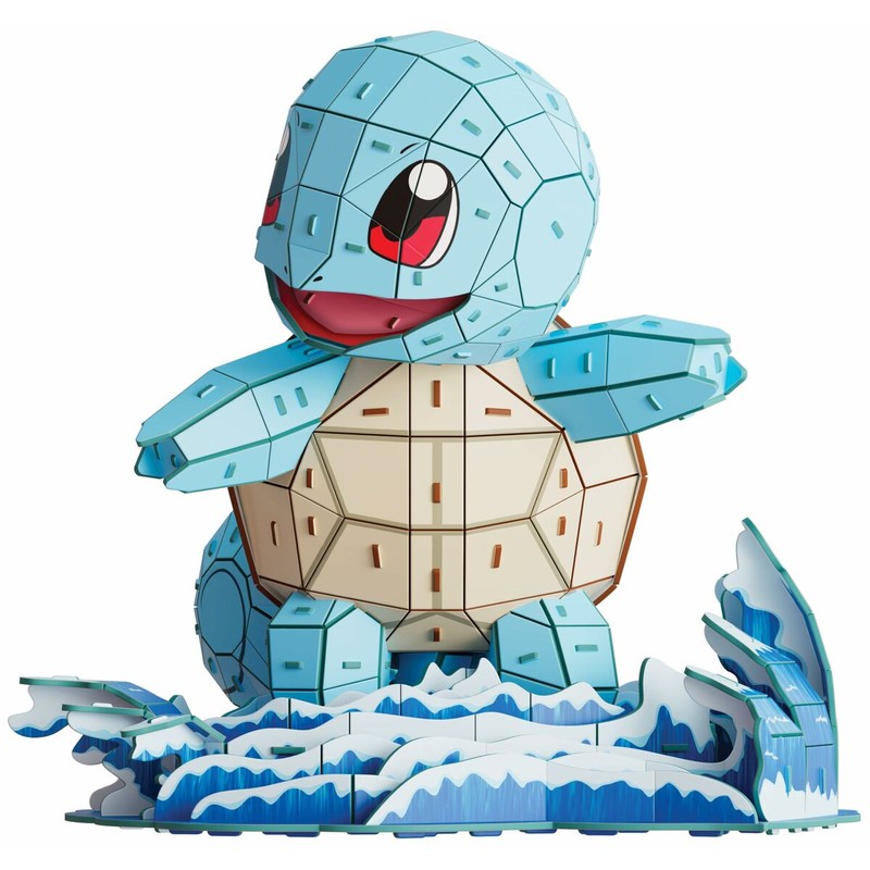 Maqueta Squirtle 4D Build, figura coleccionable de Pokémon