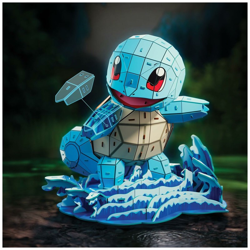 Juguete construcción Pokémon: piezas del puzzle 3D Squirtle