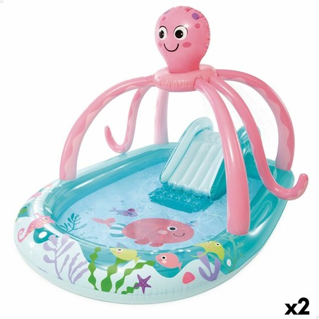 Aspersor Rociador Agua Niños Intex PVC en acción