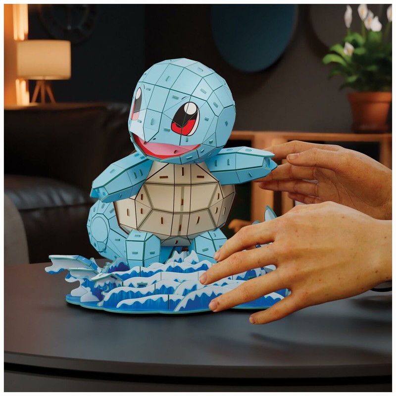 Figura de Squirtle montada, ideal para fans y coleccionistas