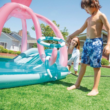 Rociador infantil diversión con chorros de agua