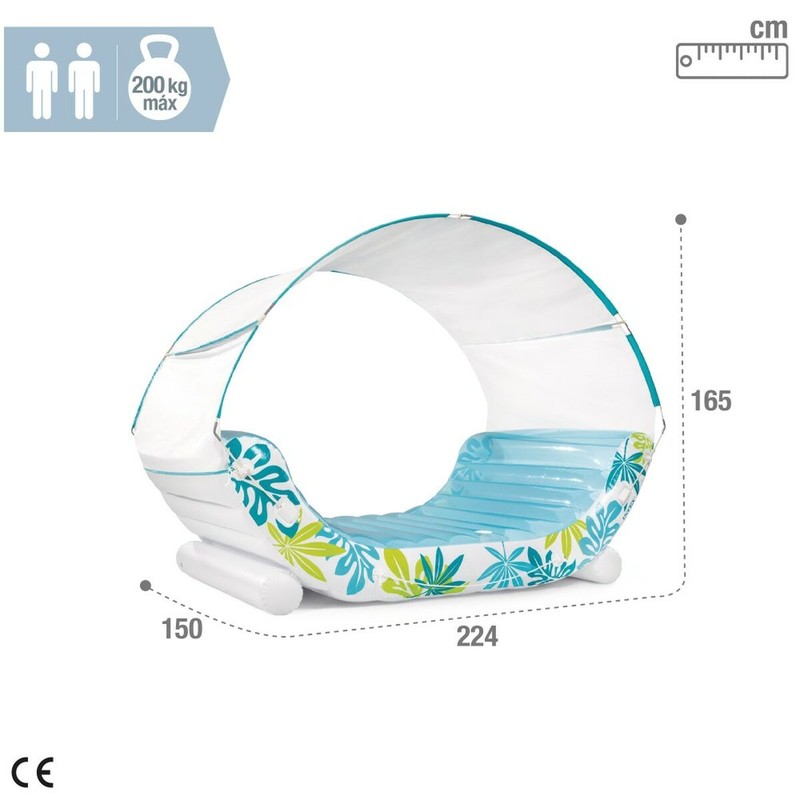 Juguetes acuáticos verano Intex, colchoneta hinchable grande