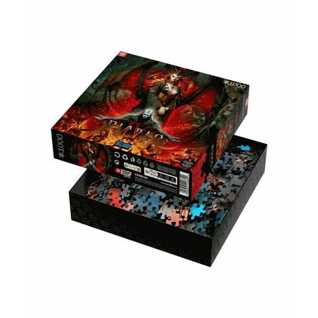 Puzzle Cenega Publishing Lilith de Diablo IV, set construcción educativo para coleccionistas