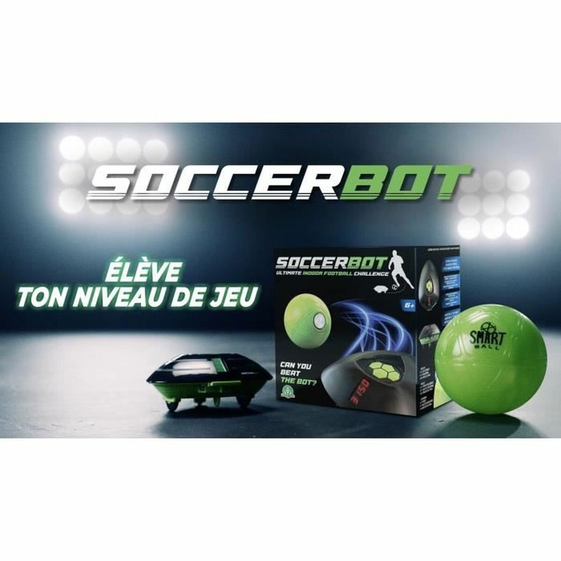Juguete para desarrollo de coordinación futbolística, ideal para niños +6 años.