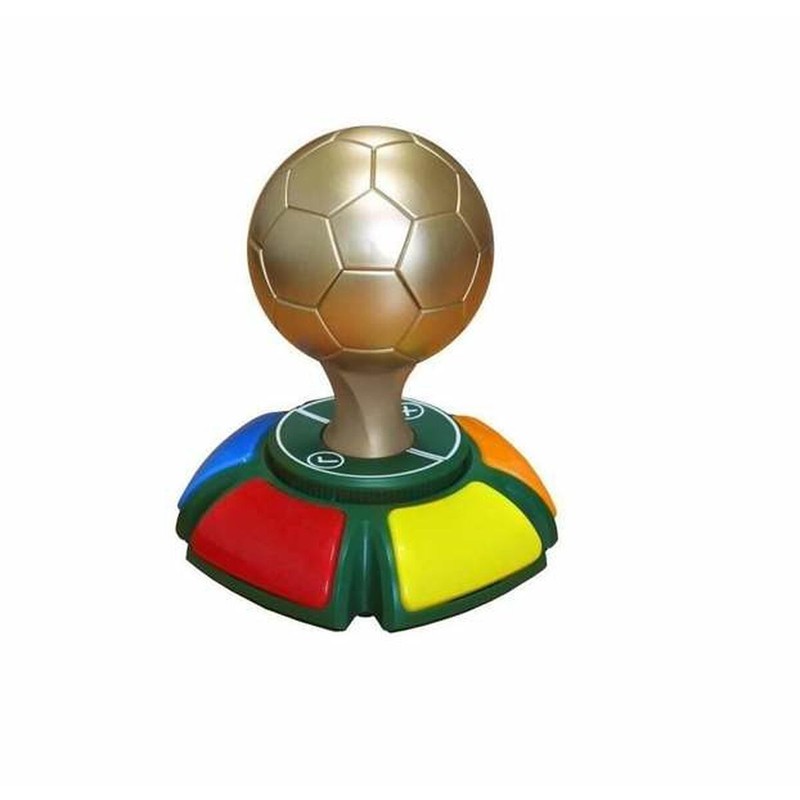 Detalle de componentes del Fanzone Fútbol juego de mesa estrategia