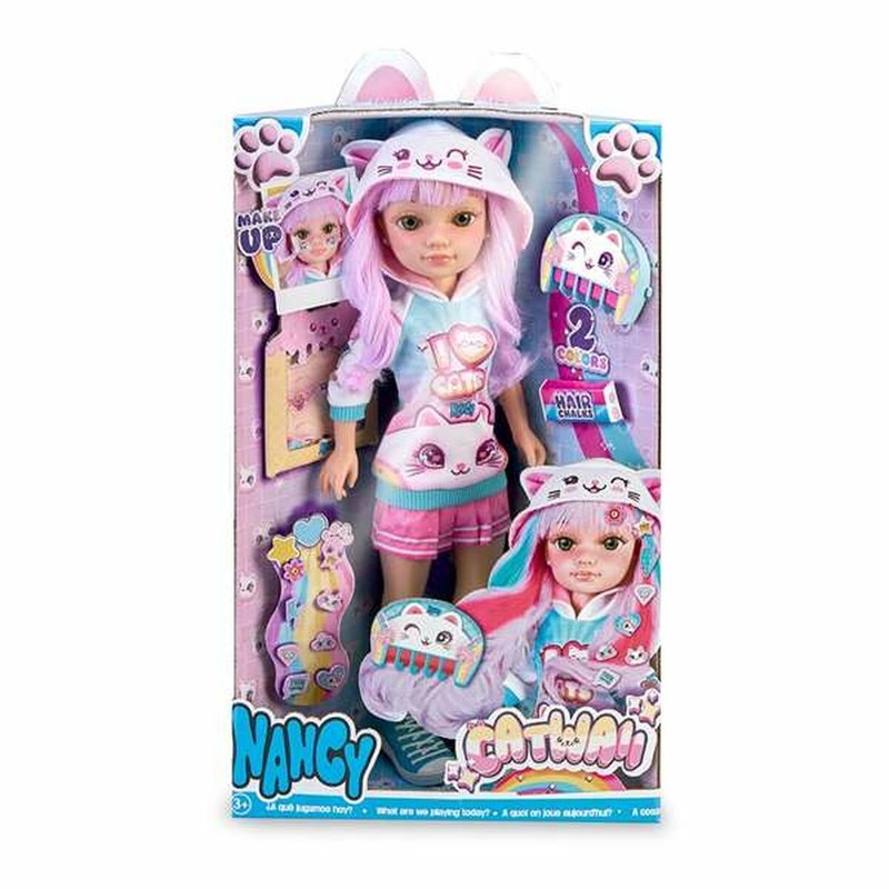 Muñeca Nancy Catwaii 42 cm con ropa de moda