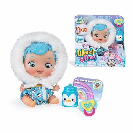 Muñeca interactiva Famosa Wandi-Doo con funciones de sonido, juguete para niñas +3 años
