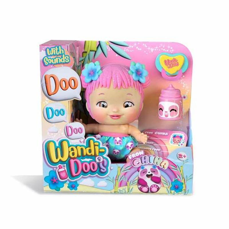 Muñeca Famosa Wandi-Doo Asian 20cm con sonido y accesorios