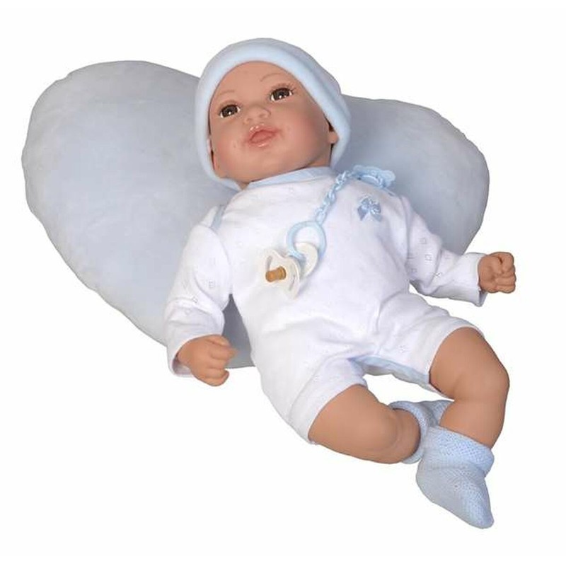 Muñeca Reborn Jesmar Elsa sentada, ideal para jugar con muñecas