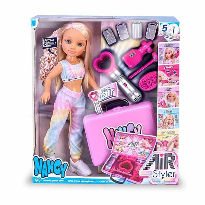 Muñeca Nancy Air Styler 42 cm con accesorios de peluquería