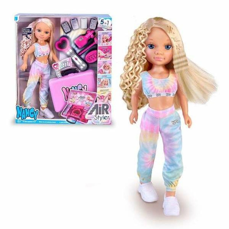 Nancy peinados, muñeca con cabello largo y accesorios para estilizar