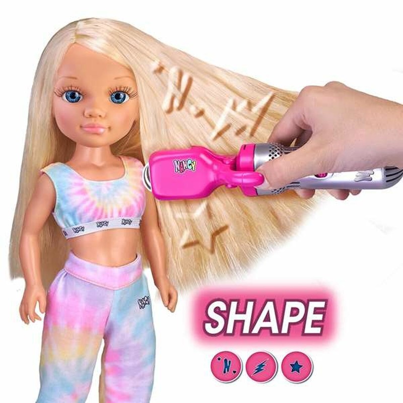 Muñeca creativa para niñas, Nancy 42 cm con extensiones de color