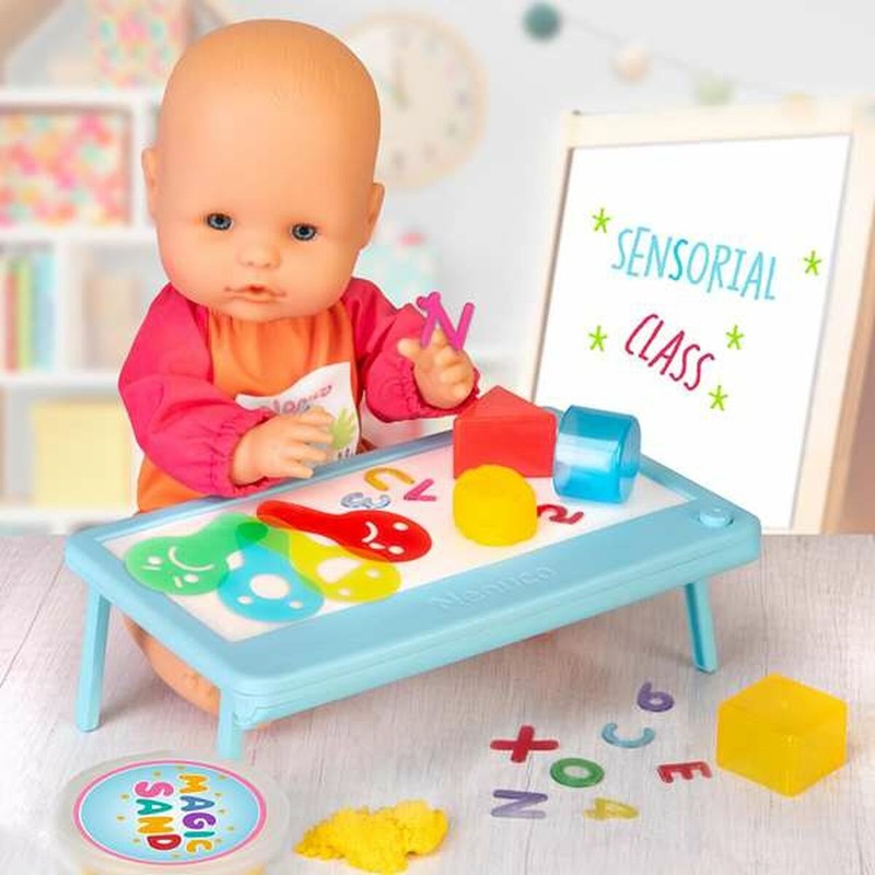 Muñeca Nenuco Smart School con set construcción educativo y accesorios