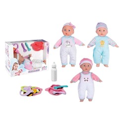 Muñeco Bebé Interactivo con Sonido y Accesorios - Compra online en MegaJuguetes