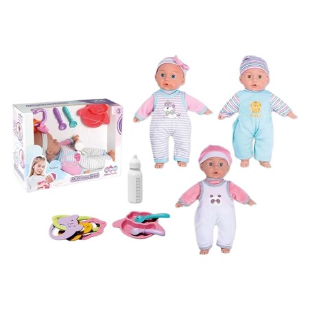 Muñeco Bebé Interactivo con Sonido y Accesorios - Compra online en MegaJuguetes