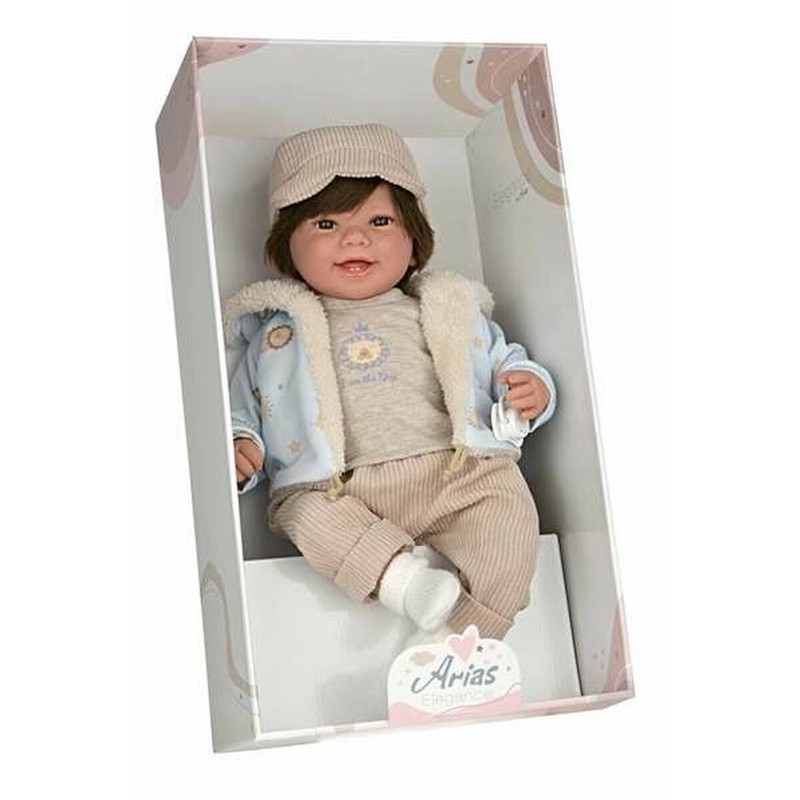Muñeca Bebé Arias Zoe 45 cm con risas