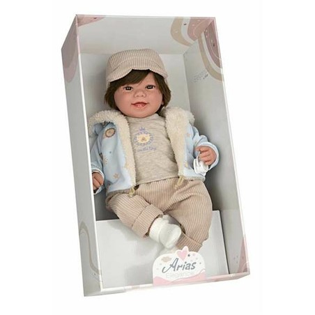 Muñeca Bebé Arias Zoe 45 cm con risas