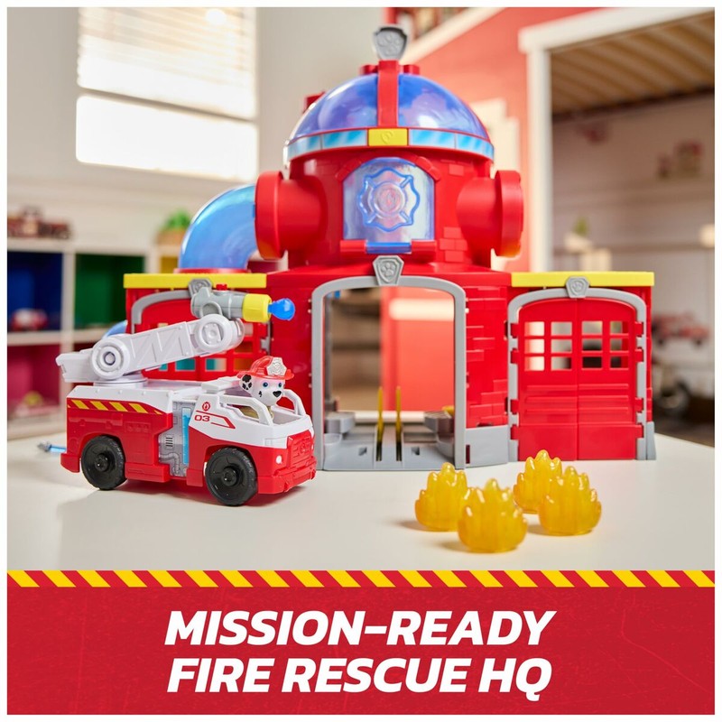 Paw Patrol Fire Rescue Command Center, vista frontal completa