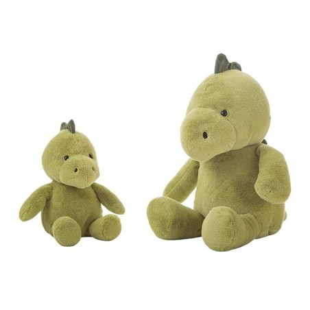 Peluche dinosaurio Kai verde de 40 cm, juguete suave para bebé
