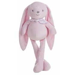 Peluche conejo rosa de 30 cm para niños