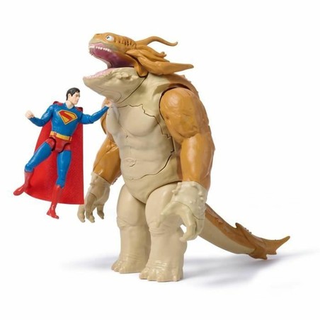 Juguete Superman slime mostrando el detalle del monstruo Kaiju