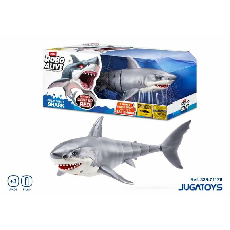 Juguete acuático para niños, tiburón Robo Alive en movimiento
