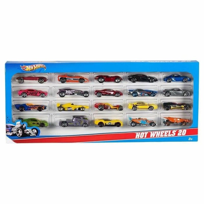Pack 20 vehículos Hot Wheels para motricidad fina