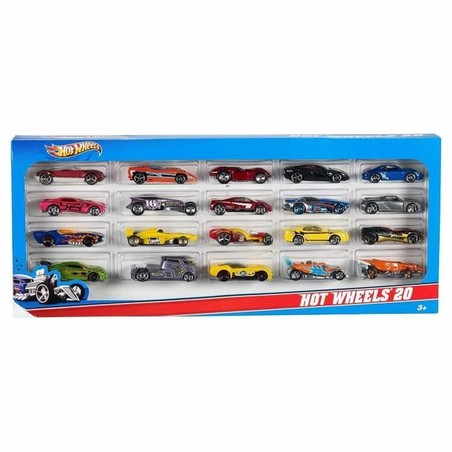 Pack 20 vehículos Hot Wheels para motricidad fina