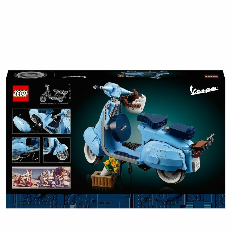Réplica Vespa detallada para coleccionistas Lego