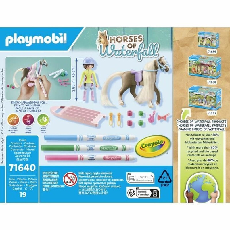 Bloques construcción infantiles Playmobil, escena de juego