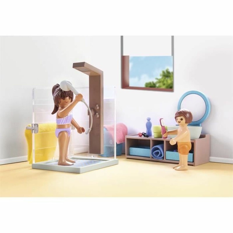 Playmobil bañera con accesorios, juego para niños 3 años