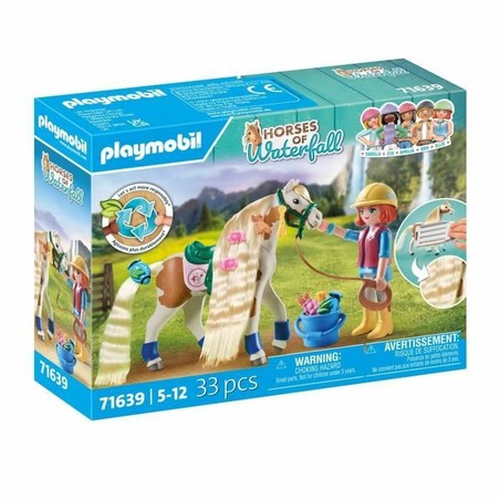 Set Playmobil figuras: detalles del caballo y equipamiento