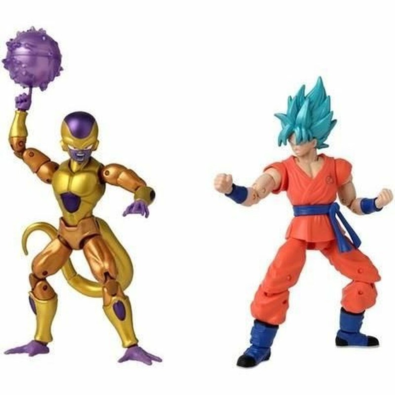 Set de colección Dragon Ball Stars con Goku y Frieza, ideal para fans y coleccionistas