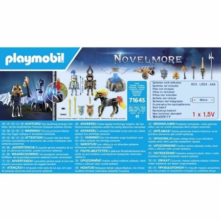 Set construcción educativo Playmobil caballeros