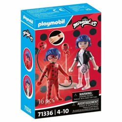 Juguetes construcción niños Playmobil Miraculous con Marinette y Ladybug
