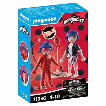 Juguetes construcción niños Playmobil Miraculous con Marinette y Ladybug
