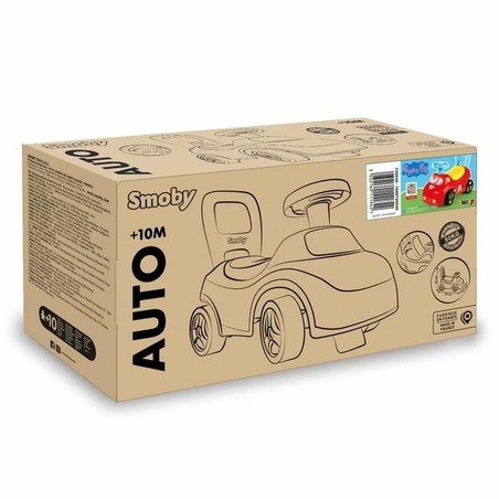 Andador bebé Smoby Peppa Pig con bocina y almacenamiento