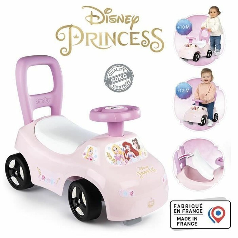 Correpasillos rosa Smoby Princess de plástico resistente