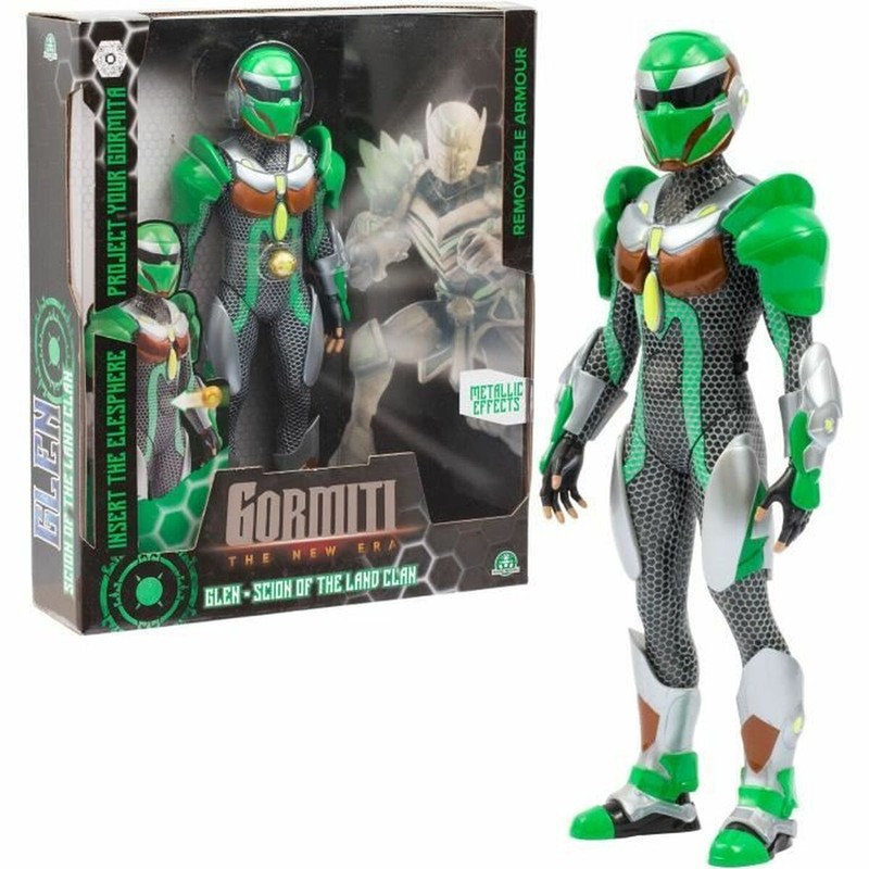 Figura articulada Gormiti Glen, juguetes construcción niños