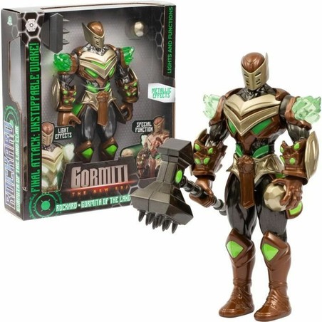 Figura Articulada Gormiti Rockard 27cm en pose de ataque