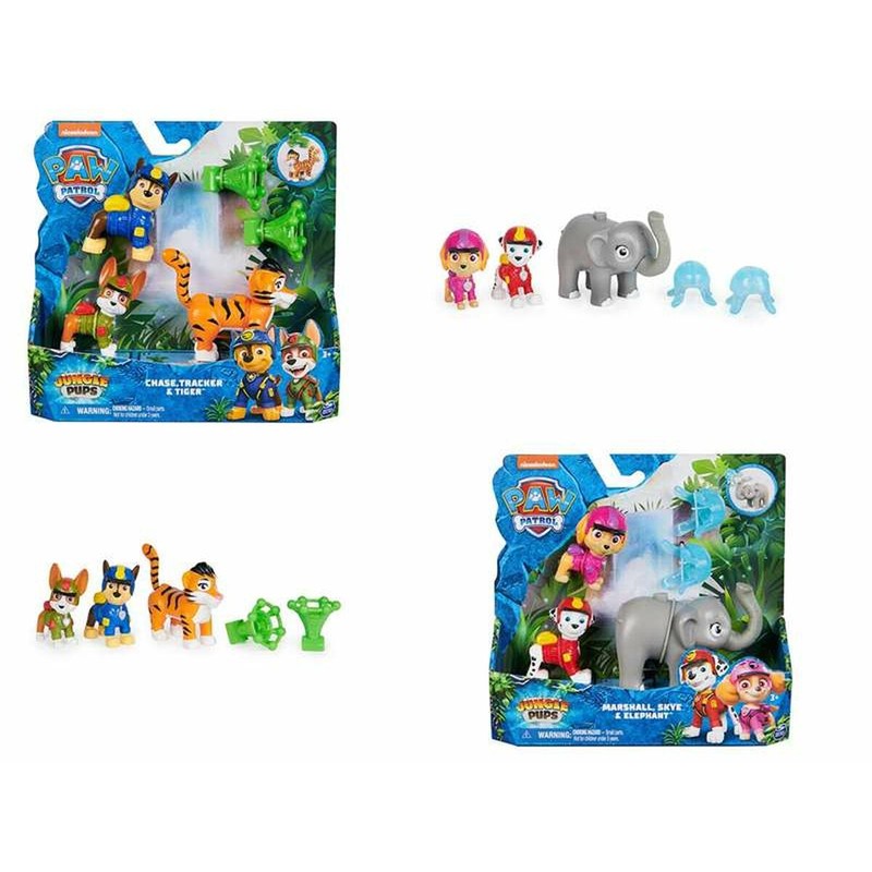 Juguetes Construcción Niños Playset Patrulla Canina Jungle Pups figuras Chase Tracker tigre